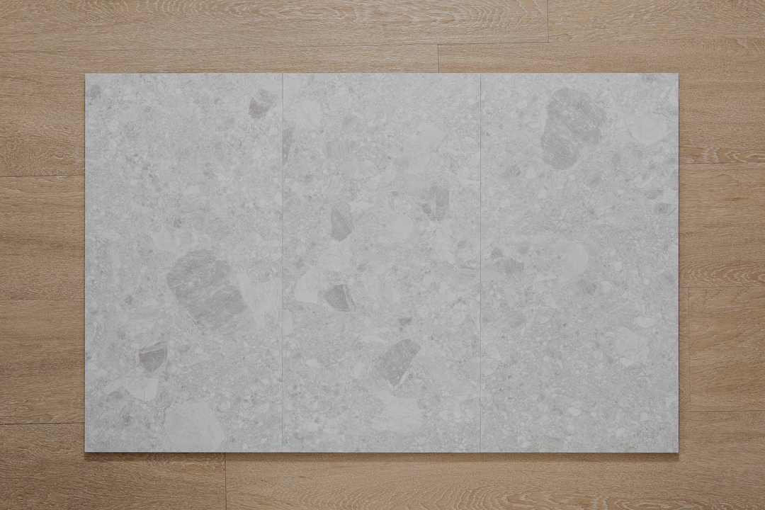 Ceppo White 297x600 Porcelain Tiles – Stylish Terrazzo Look for Modern Interiors