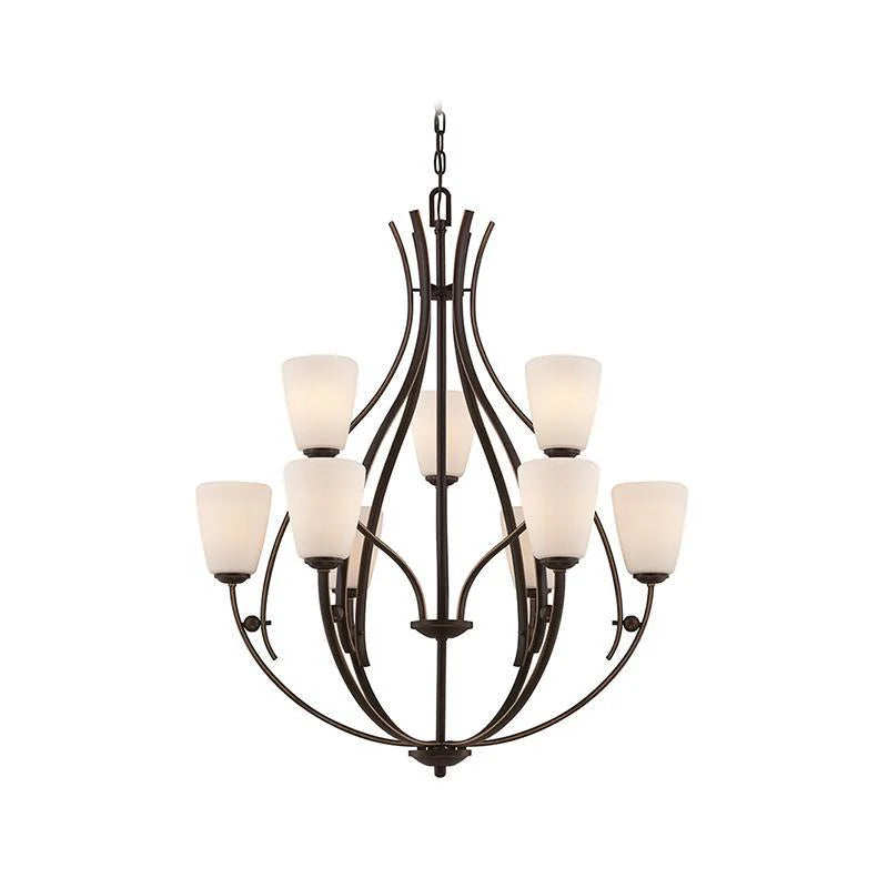 Chantilly Bronze Chandelier 5Lt/9Lt