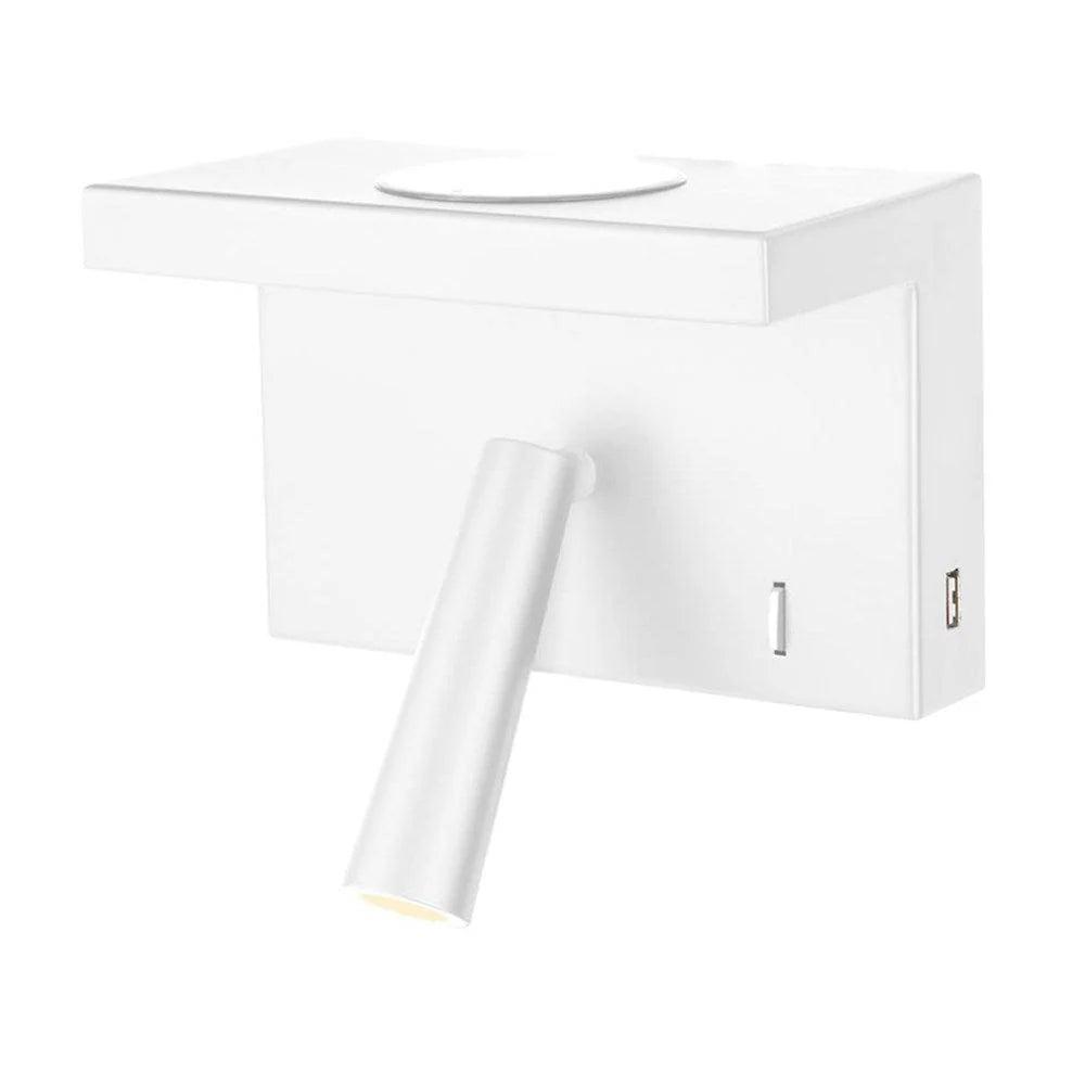 Charge-01 Indoor LED Wall Light with Wireless & USB Charging