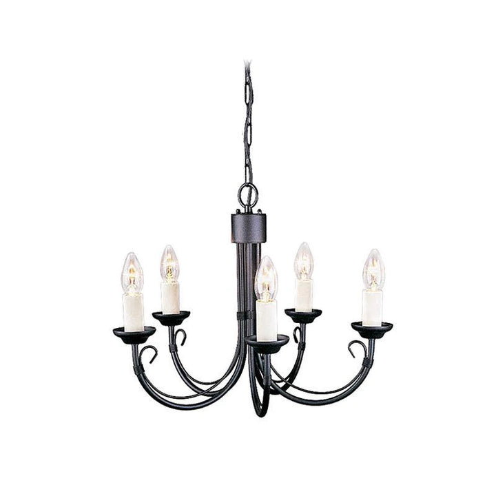 Chartwell 3Lt/5Lt Chandelier in Black