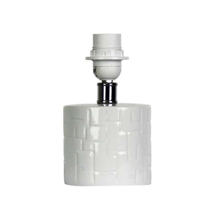 Chev Base Embossed Lamp Base