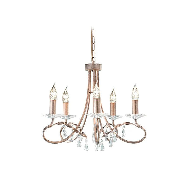 Christina Chandelier in Silver/Gold