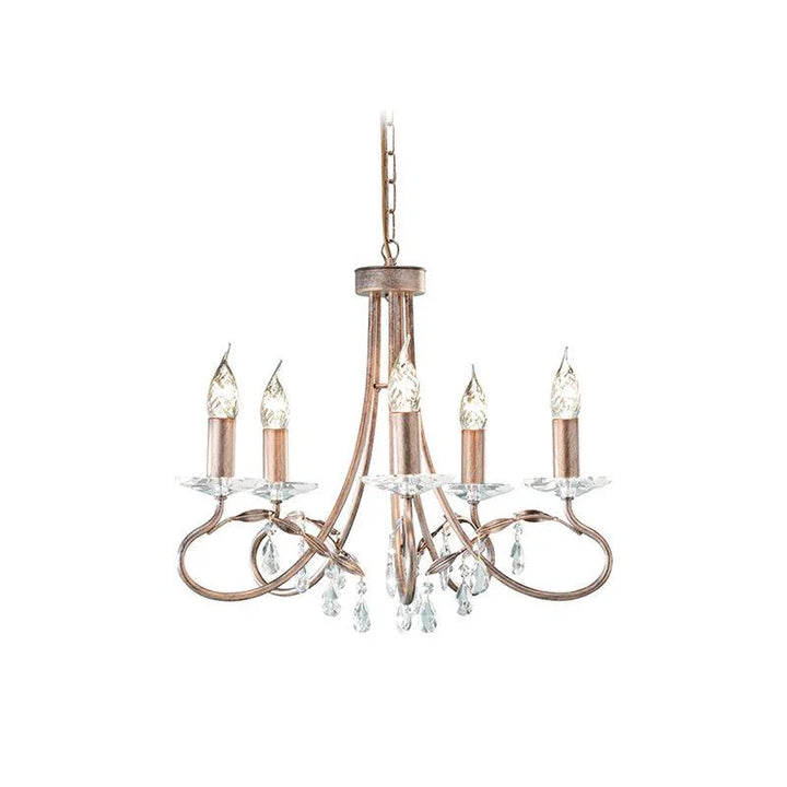 Christina Chandelier in Silver/Gold