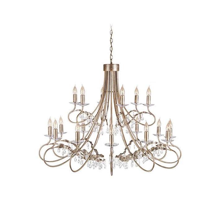 Christina Chandelier in Silver/Gold