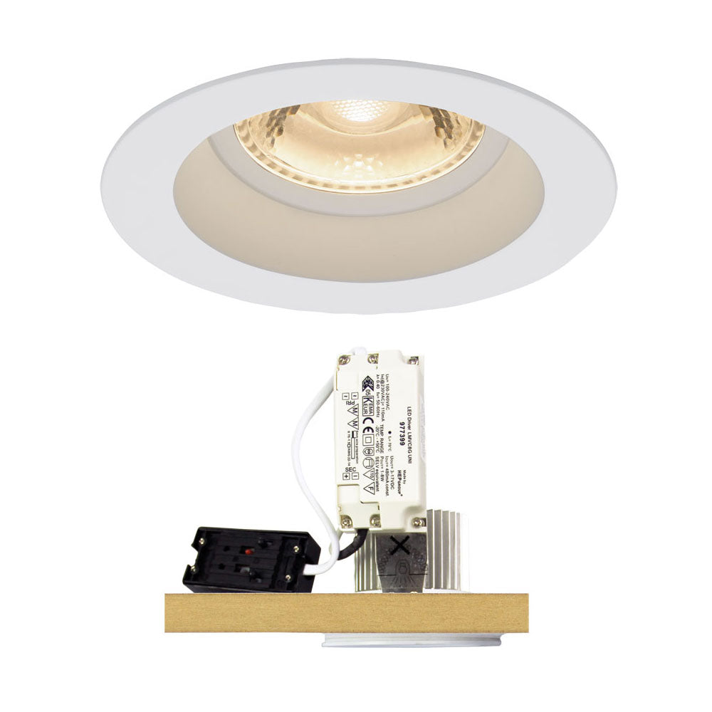 Coast LED White 6W Recessed Downlight IP44