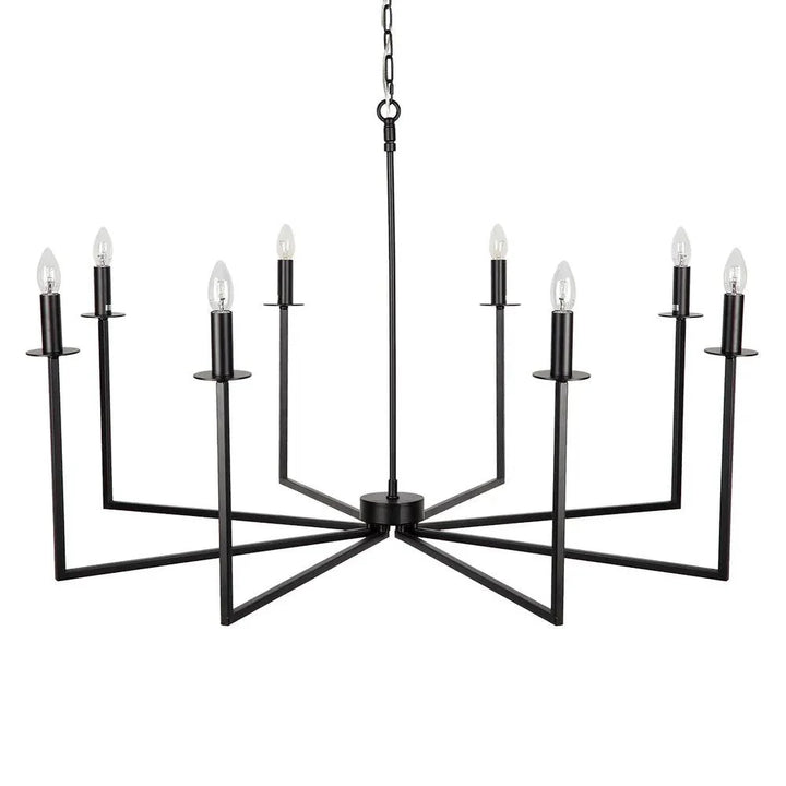 Cohen 8-Light Chandelier - Black or Brass