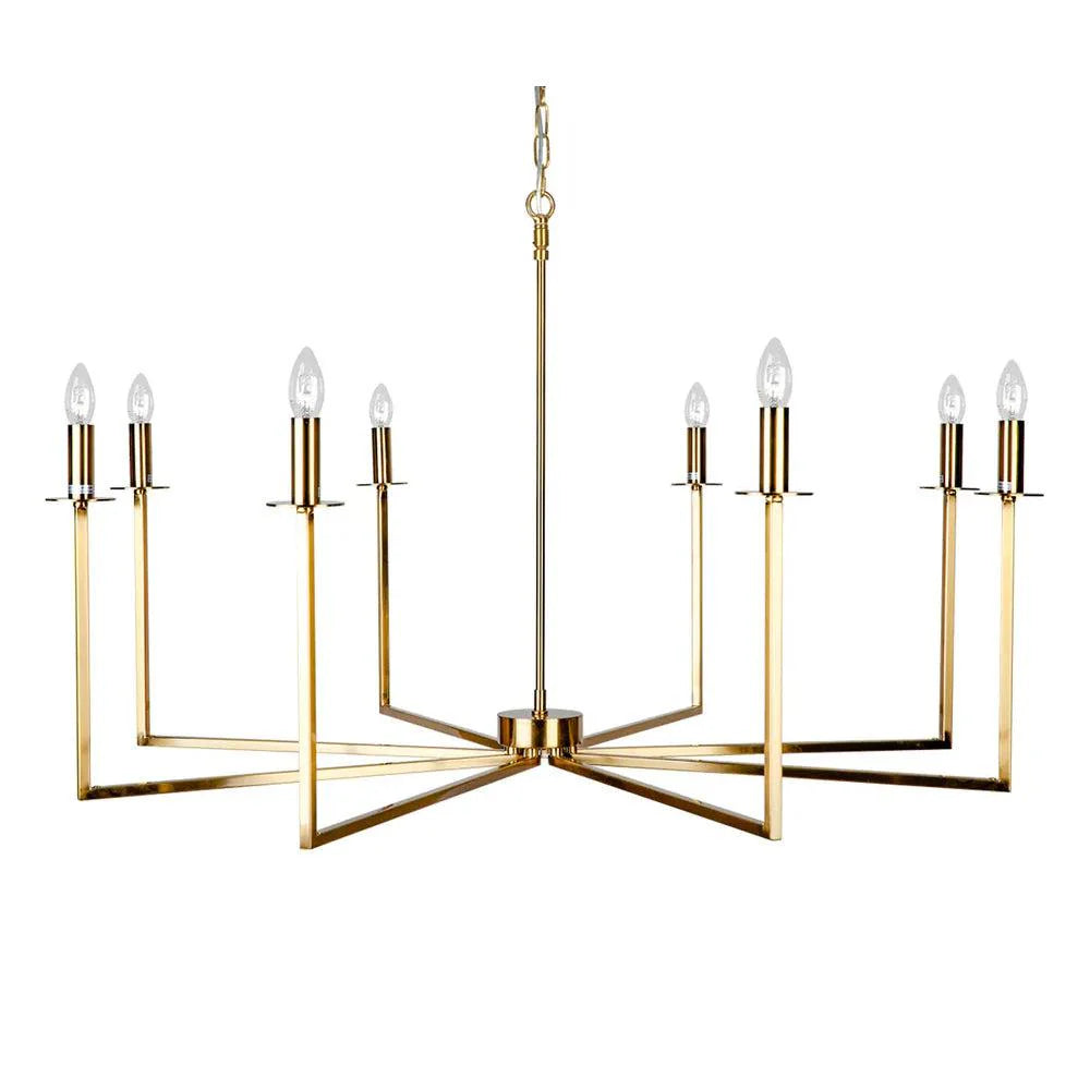 Cohen 8-Light Chandelier - Black or Brass