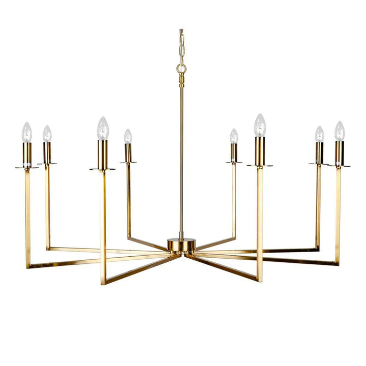 Cohen 8-Light Chandelier - Black or Brass