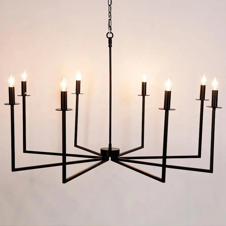 Cohen 8-Light Chandelier - Black or Brass