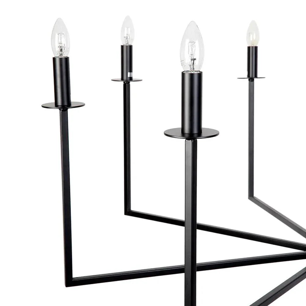Cohen 8-Light Chandelier - Black or Brass