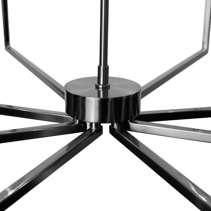 Cohen 8-Light Chandelier - Black or Brass