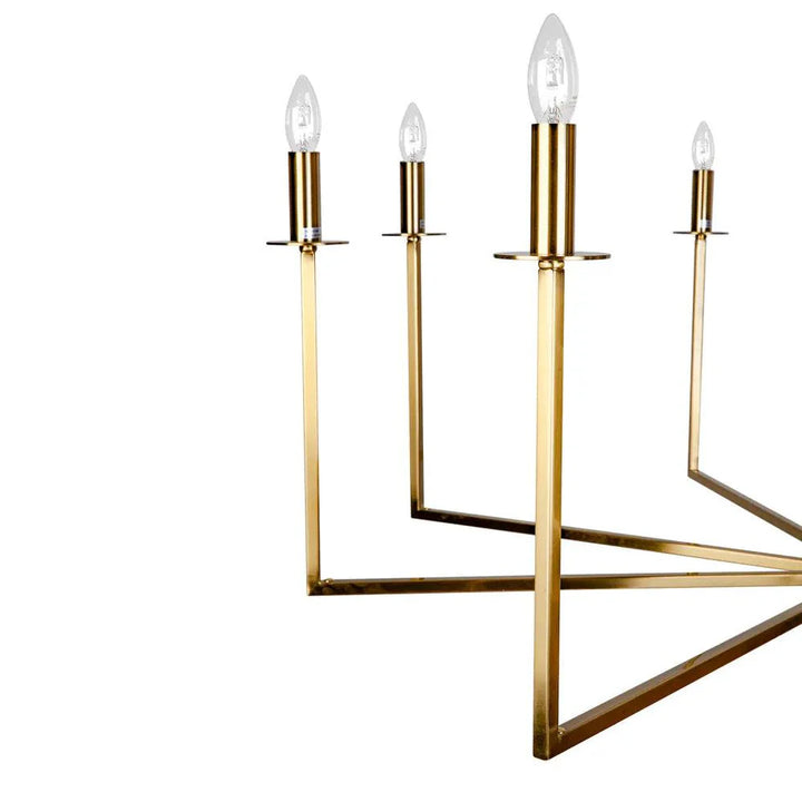 Cohen 8-Light Chandelier - Black or Brass