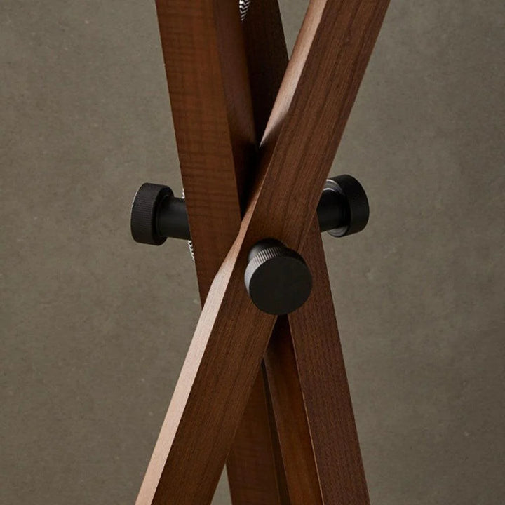 Cot Floor Lamp in Walnut/Black or Walnut/White
