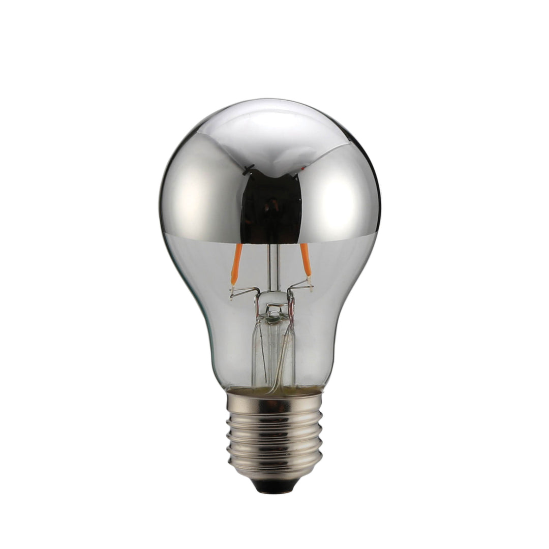 Crown Silver LED A60 – 6W E27 Decorative Globe
