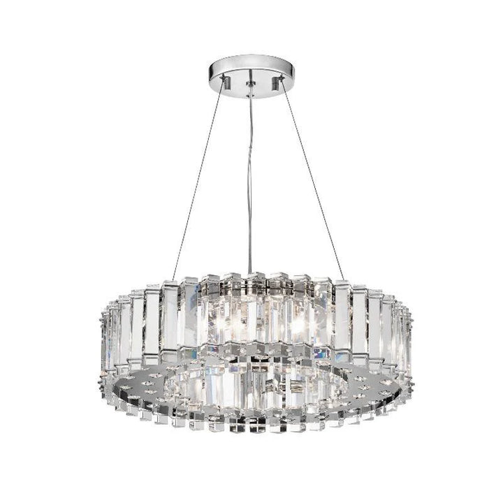 Crystal Skye 8Lt Chandelier G9 in Chrome