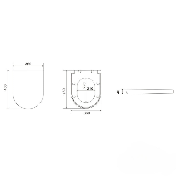 Cube Curved, Montana, Everest & Denali Toliet Seat