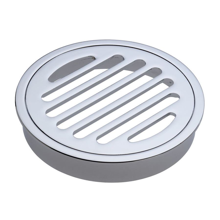 Round Floor Waste, Round Grate, 100mm Outlet - Pilbara Bathroom Warehouse Perth and regional Western Australia