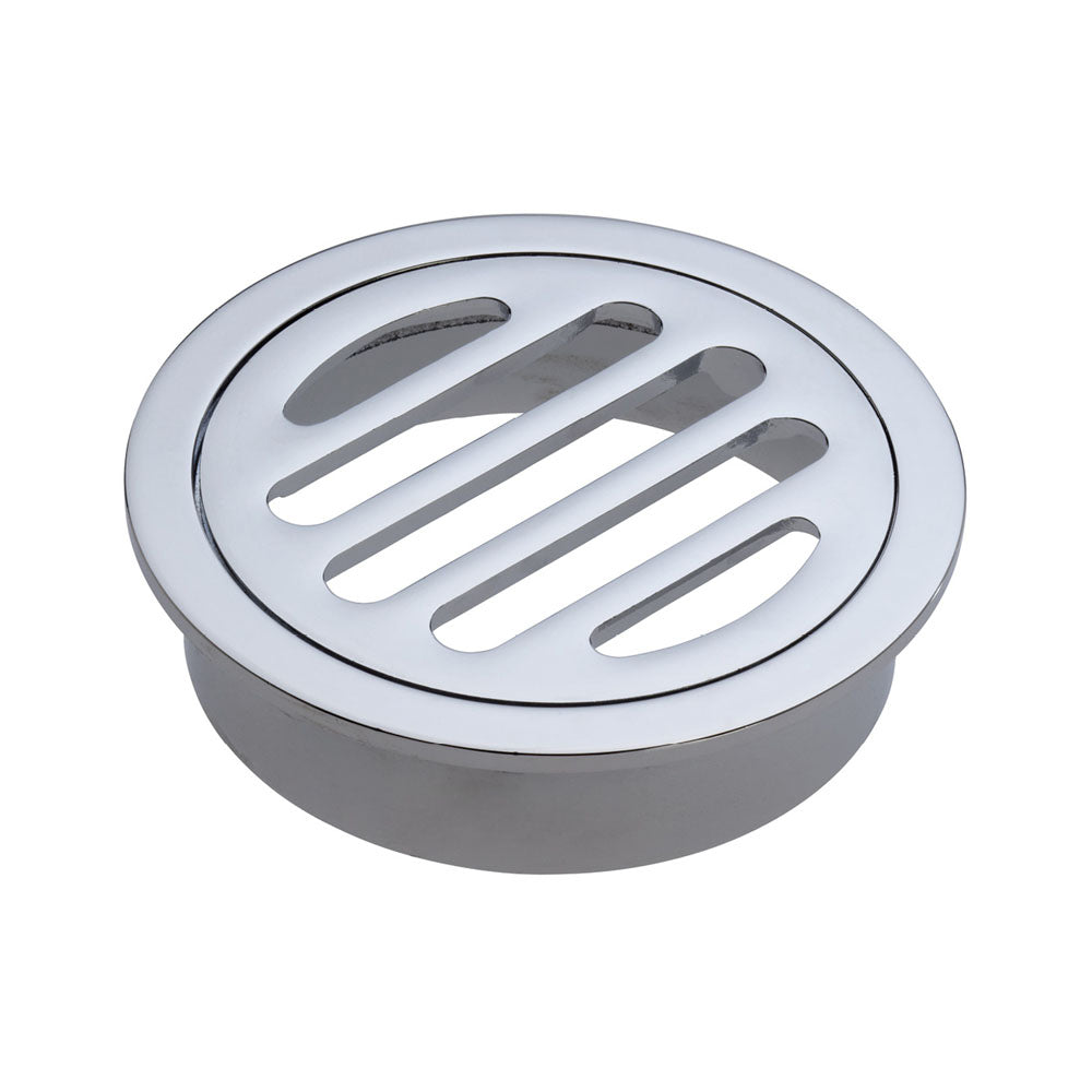 Round Floor Waste, Round Grate, 80mm Outlet - Pilbara Bathroom Warehouse Perth and regional Western Australia