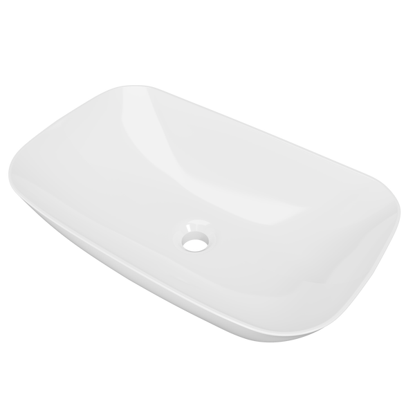 Delilah Basin 590mm White Gloss