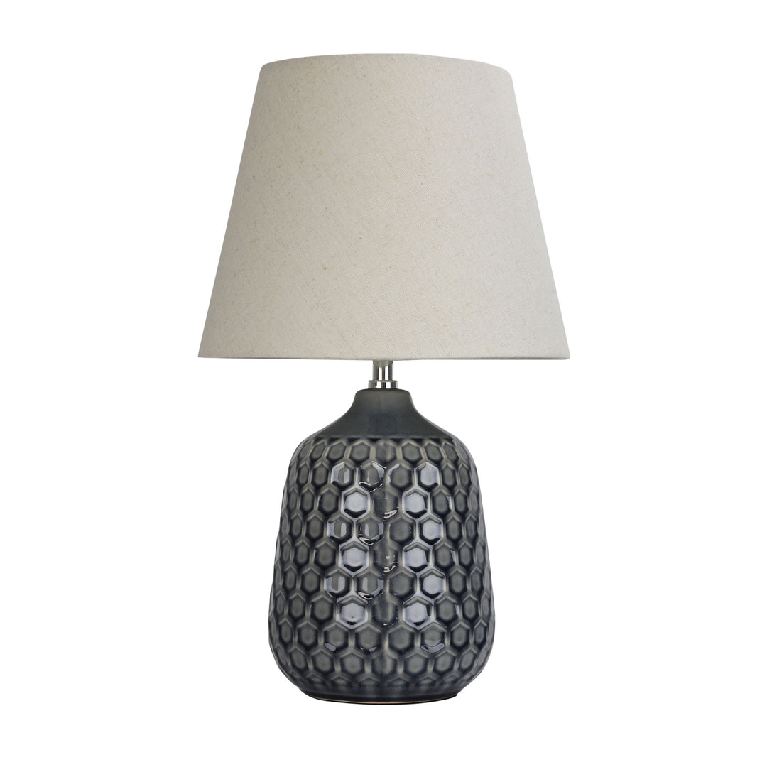 Daria Ceramic Table Lamp with Tapered Shade