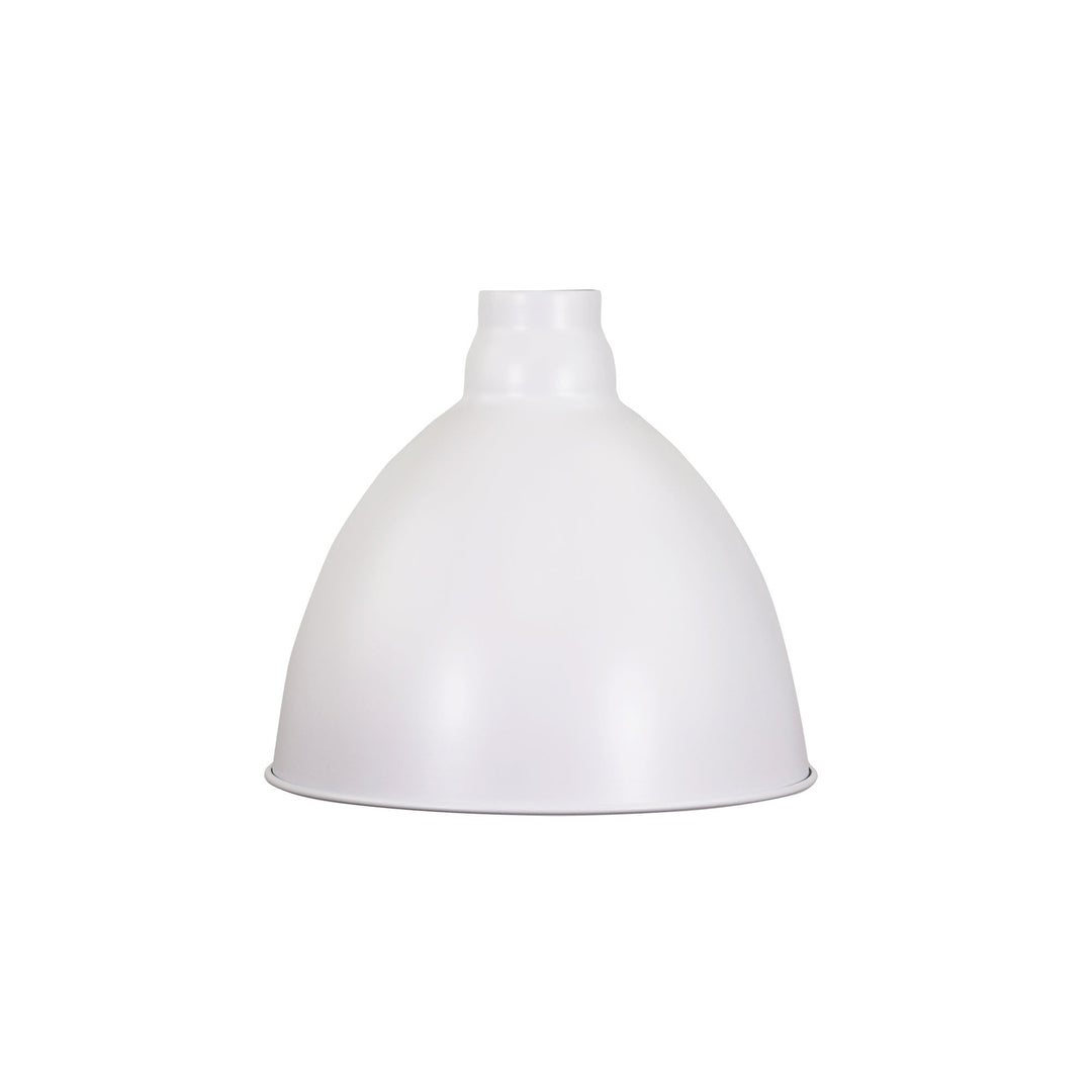 Dawson.25 Barn Style Metal Shade – 25cm Black & White