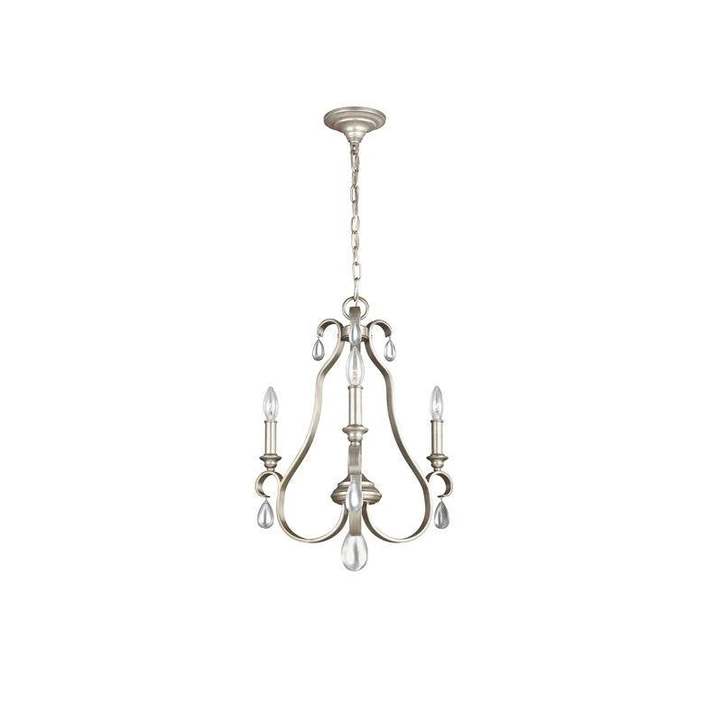 DeWitt 3Lt/5Lt/9Lt Chandelier E14 in Sunrise Silver