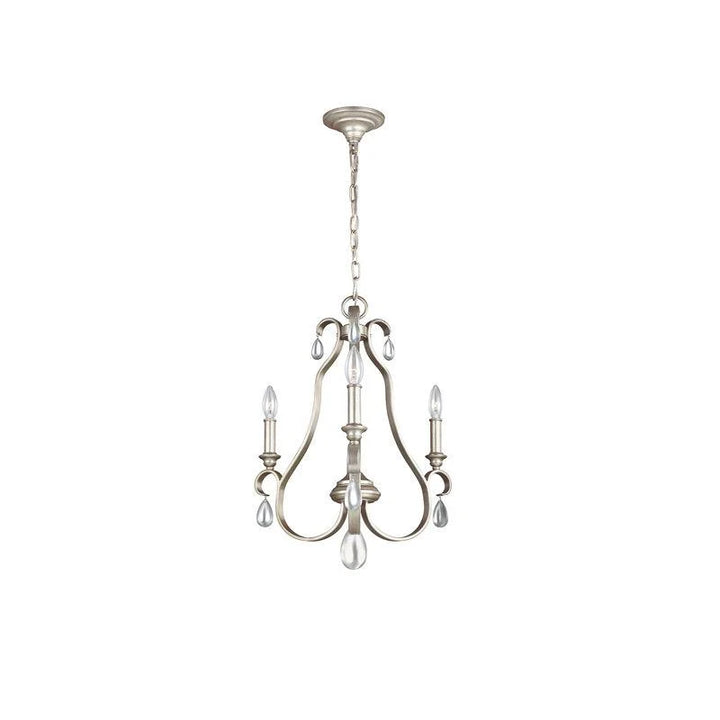 DeWitt 3Lt/5Lt/9Lt Chandelier E14 in Sunrise Silver