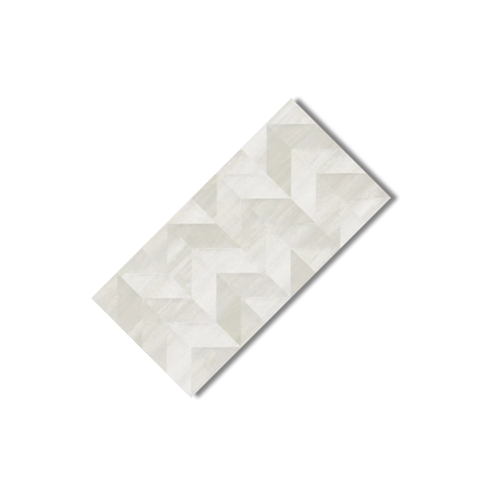 Delphi Grey Décor Matt Ceramic Tile 300 x 600