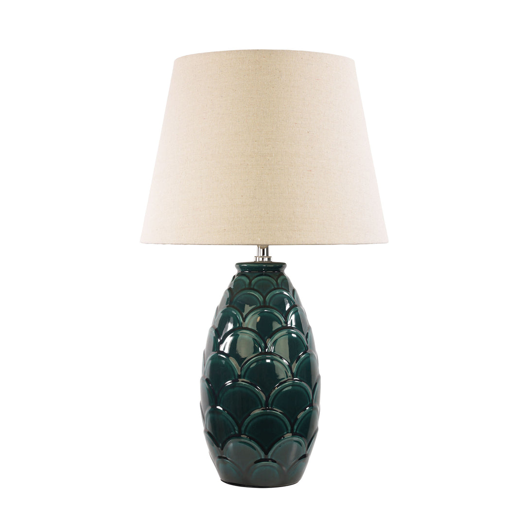 Delphin Textured Ceramic Table Lamp