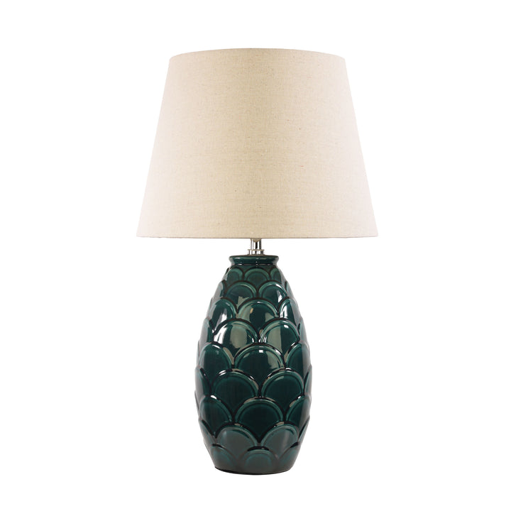 Delphin Textured Ceramic Table Lamp