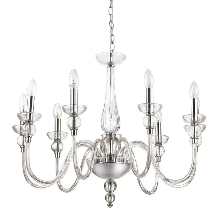 Doge Chandelier 9Lt in Clear