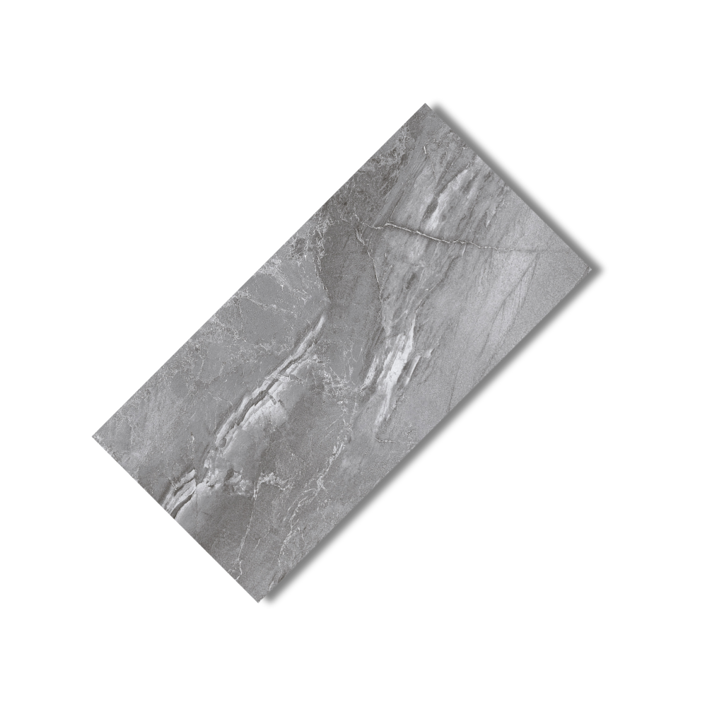 Dorset Dark Glossy Ceramic Tile 300 x 600