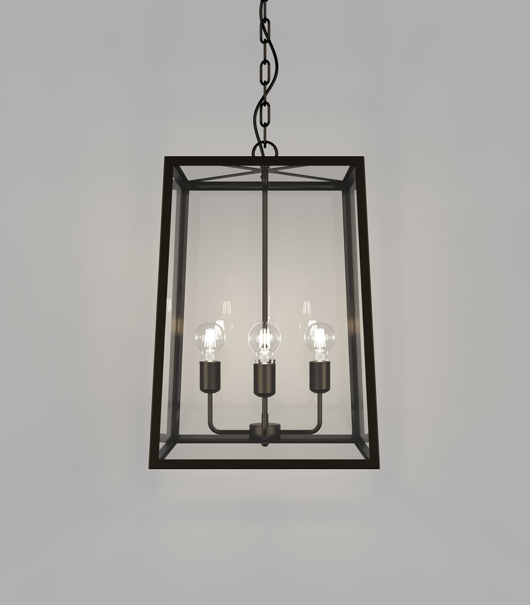 Dover Linear Pendant Light – Handcrafted Brass and Glass Elegance