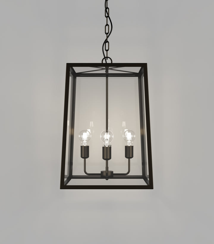 Dover Linear Pendant Light – Handcrafted Brass and Glass Elegance