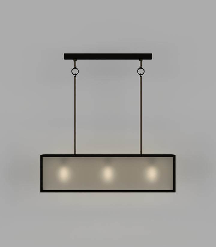 Dover Long 3Lt Lantern - Old Bronze Elegance