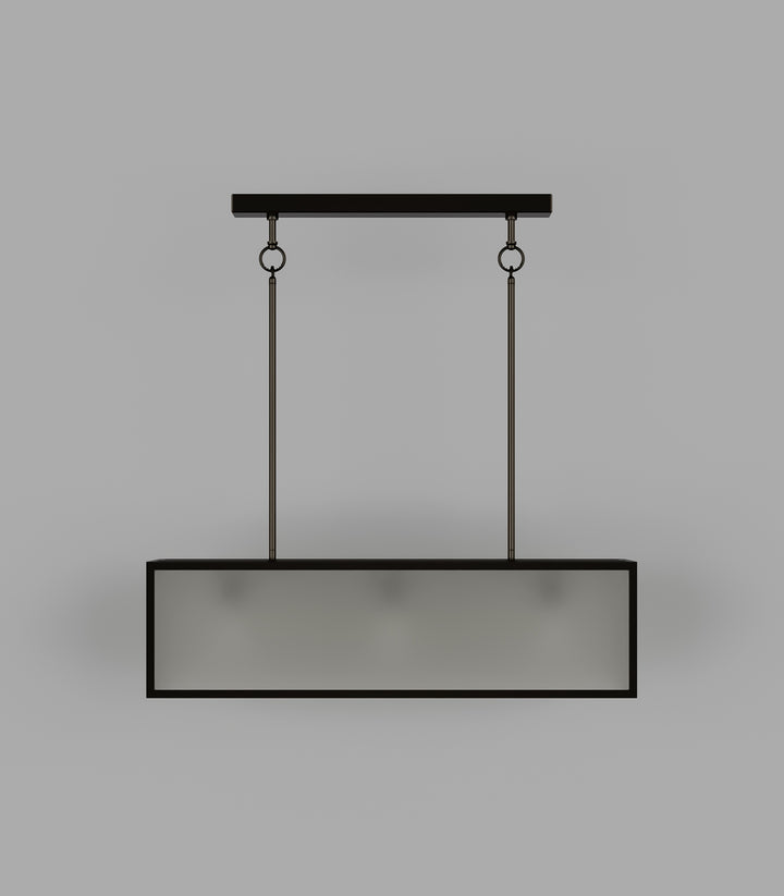 Dover Long 3Lt Lantern - Old Bronze Elegance