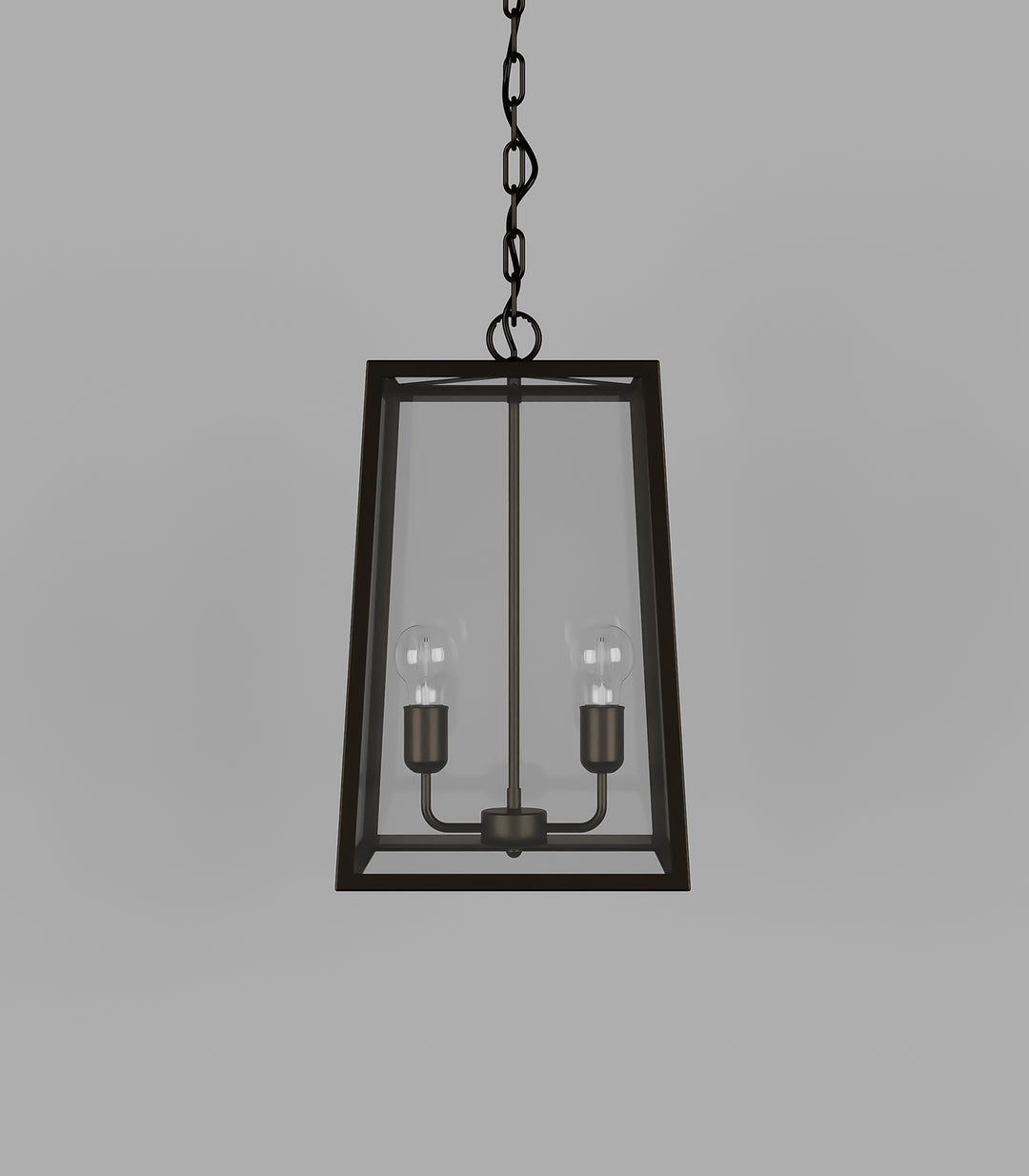 Dover Medium 2Lt Lantern - Old Bronze with Clear Glass