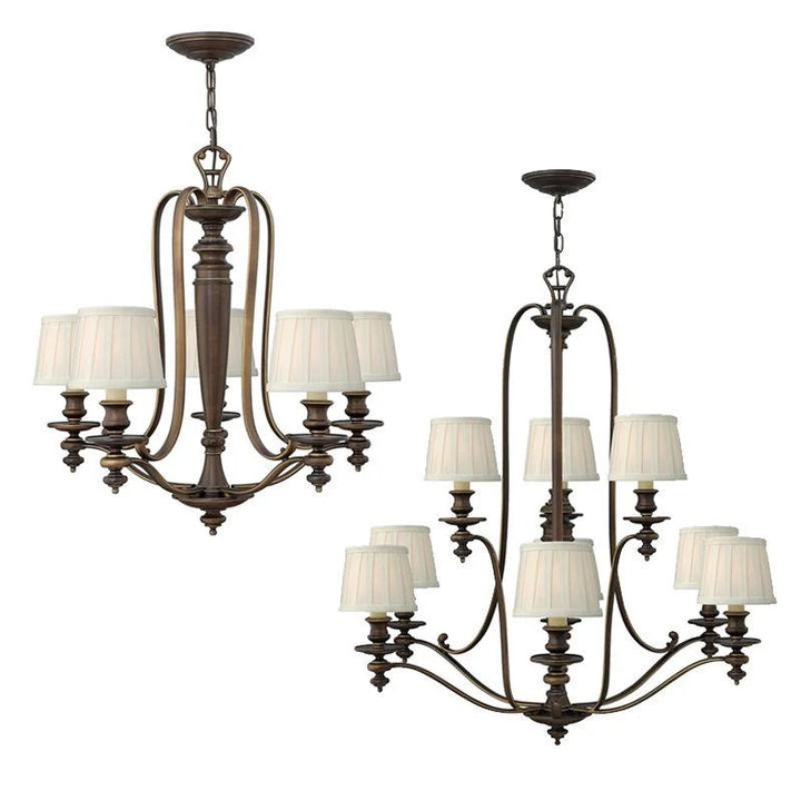Dunhill 5LT/9LT Chandelier E14 in Royal Bronze