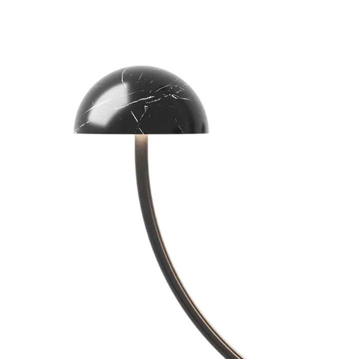 Dussa 6LT Chandelier in Travertine, Black or White