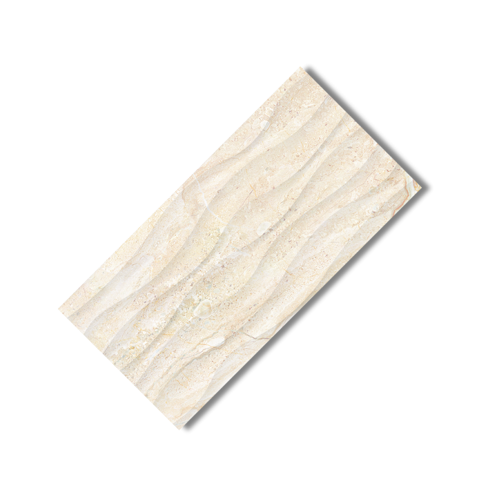 Dyno Beige Décor Glossy Ceramic Tile 300 x 600