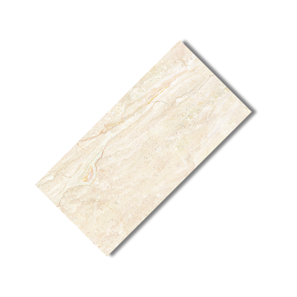 Dyno Beige Glossy Ceramic Tile 300 x 600