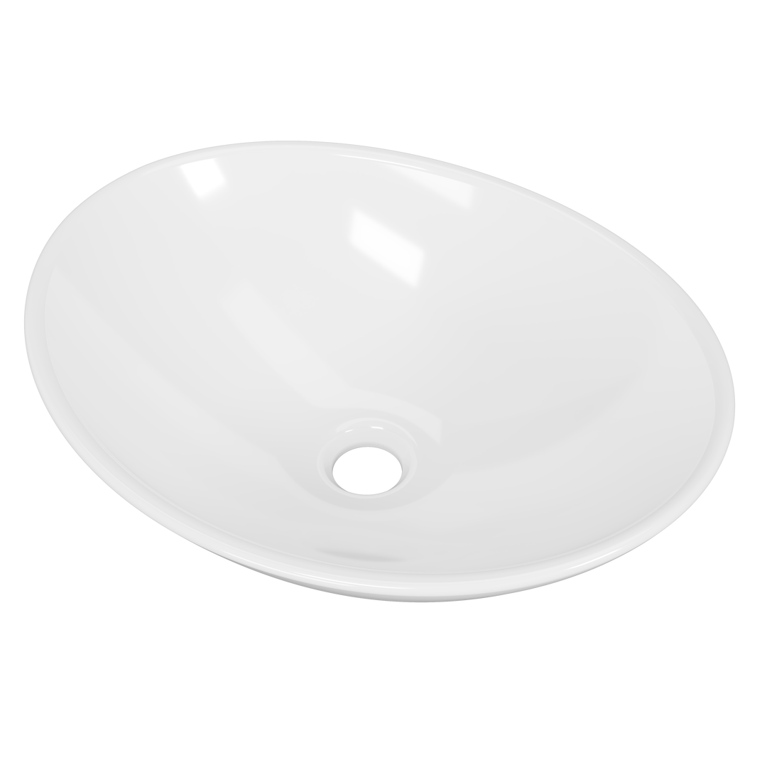 Elite Basin 415mm White Gloss