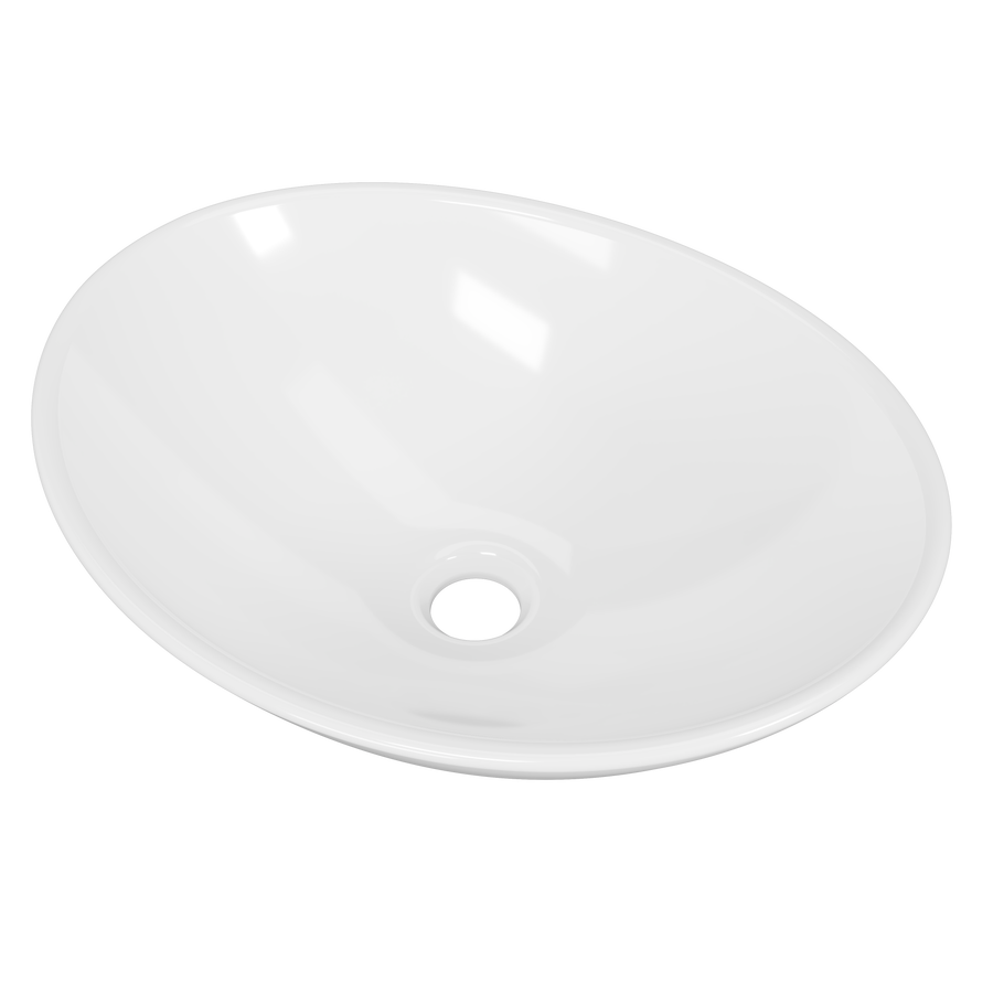 Elite Basin 415mm White Gloss