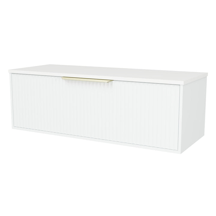 Elwood 1200mm Double WG Basin Silk Surface AC Top Wall-Hung Vanity