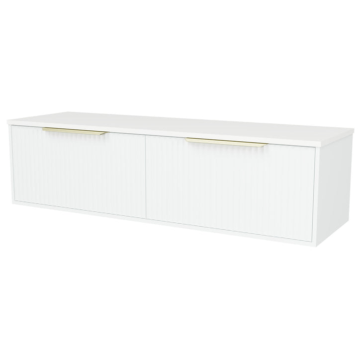 Elwood 1500mm Centre WG Basin Silk Surface AC Top Wall-Hung Vanity