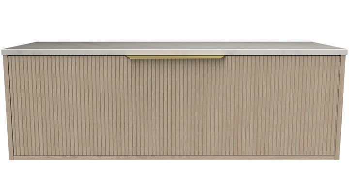Elwood 1200mm Centre WG Basin Silk Surface AC Top Floor-Standing Vanity