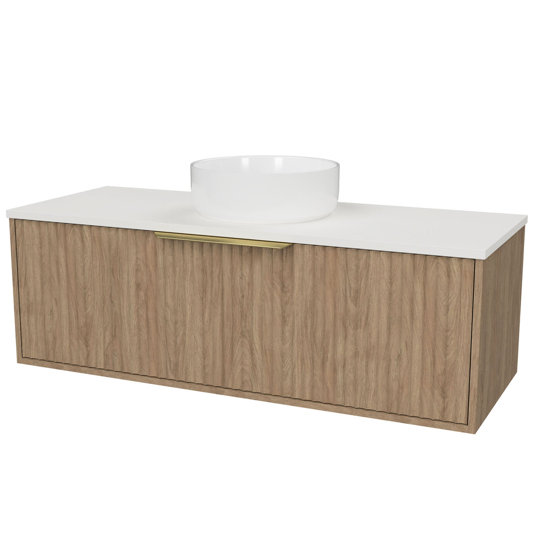 Elwood 1200mm Centre WG Basin Silk Surface AC Top Floor-Standing Vanity