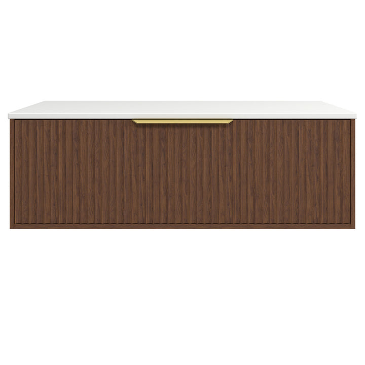 Elwood 1200mm Centre WG Basin Silk Surface AC Top Wall-Hung Vanity
