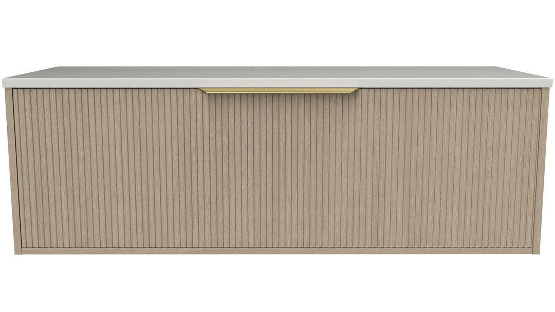 Elwood 1200mm Centre WG Basin Silk Surface AC Top Floor-Standing Vanity