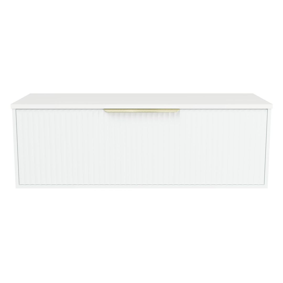 Elwood 1200mm Centre WG Basin Silk Surface AC Top Floor-Standing Vanity